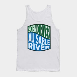 Au Sable River Scenic River Wave Tank Top